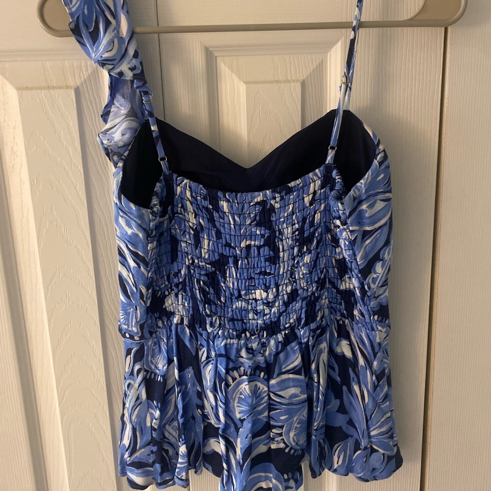 Lilly Pulitzer Ruffle Shoulder Top - Picture 2 of 3